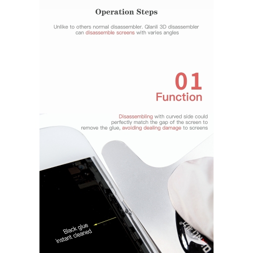 OTWIERAK KARTA LCD SAMSUNG QIANLI 3D CIENKA 0,12mm