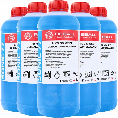 PŁYN DO MYJKI ULTRADZWIĘKOWEJ UNIWERSALNY SKUTECZNIE MYJĄCY 5L - SONIC 77