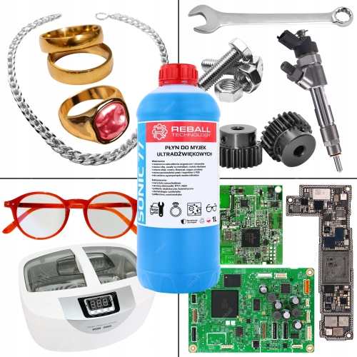 PŁYN DO MYJKI ULTRADZWIĘKOWEJ UNIWERSALNY SKUTECZNIE MYJĄCY 5L - SONIC 77