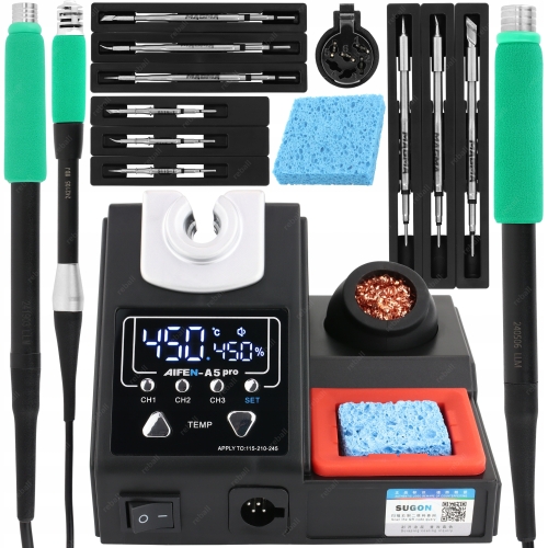 STACJA LUTOWNICZA LUTOWNICA PRECYZYJNA AIFEN A5 PRO 120W 9GR C245 C210 C115