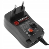 ZASILACZ STABILIZOWANY UNIWERSALNY 3V 4,5V 5V 6V 7,5V 9V 12V 30W 2,5A +USB