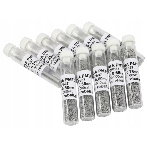 KULKI BGA OŁOWIOWE KULE PMTC 10tyś 0,55 0.55mm