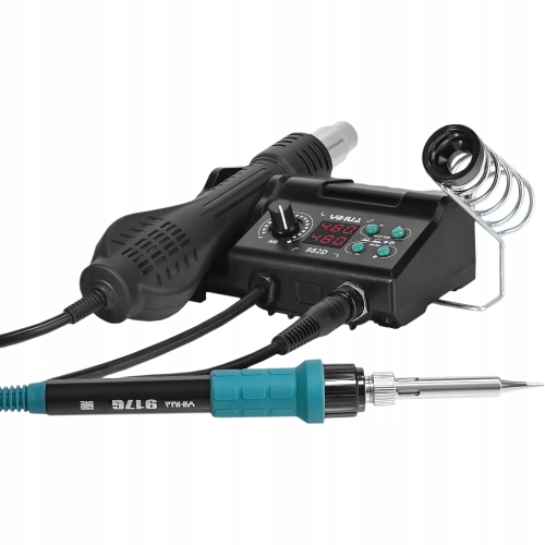 STACJA LUTOWNICZA HOT AIR + LUTOWNICA PRECYZYJNA + ZESTAW DO LUTOWANIA XL