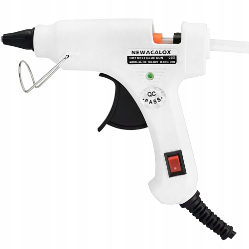 PISTOLET DO KLEJU NA GORĄCO 20W + KLEJ + PODSTAWKA