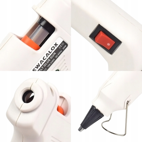 PISTOLET DO KLEJU NA GORĄCO 20W + KLEJ + PODSTAWKA