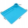DUŻA MATA SILIKONOWA IZOLACYJNA HOTAIR GRUBA ORGANIZER 40x30cm RT0396