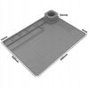 DUŻA MATA SILIKONOWA IZOLACYJNA HOTAIR GRUBA ORGANIZER 40x30cm RT0397