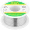 PROFESJONALNA CYNA DO LUTOWANIA Z TOPNIKIEM FLUXEM KEK Sn63Pb37 0.8mm 30g