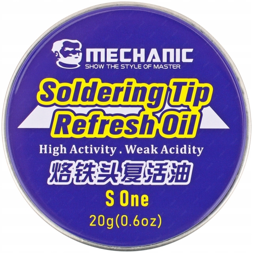ODŚWIEŻACZ CZYŚCIK DO GROTÓW LUTOWNICZYCH TIP REFRESHER MECHANIC S ONE 20g