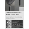 ELEKTRYCZNY ŚRUBOKRĘT BEZPRZEWODOWY WKRĘTAK KS-882036 USB + 20 BITÓW 23w1