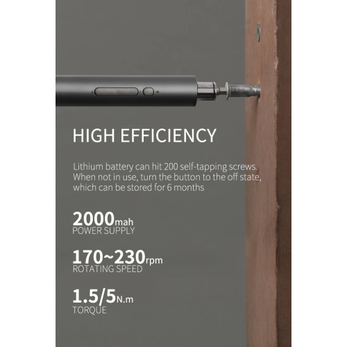 ELEKTRYCZNY ŚRUBOKRĘT BEZPRZEWODOWY WKRĘTAK KS-882036 USB + 20 BITÓW 23w1