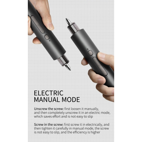 ELEKTRYCZNY ŚRUBOKRĘT BEZPRZEWODOWY WKRĘTAK KS-882036 USB + 20 BITÓW 23w1