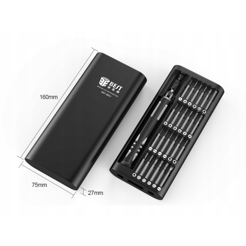 ZESTAW ŚRUBOKRĘTÓW PRECYZYJNYCH WKRĘTAK BITY PENTALOBE TRI-WING IPHONE 25w1