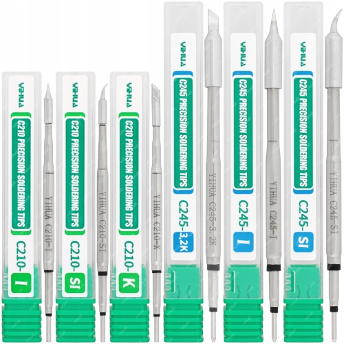 ZESTAW STACJA LUTOWNICZA YIHUA 982-IV 150W 2 KOLBY 6 GROTÓW C245 C210 XLv2