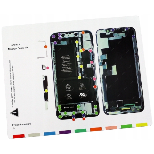 MATA MAGNETYCZNA SERWISOWA NA ŚRUBKI iPHONE X