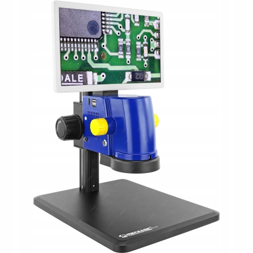 CYFROWY SERWISOWY MIKROSKOP DLA ELEKTORNIKA MECHANIC MC10B-B5 +MONITOR 11,6