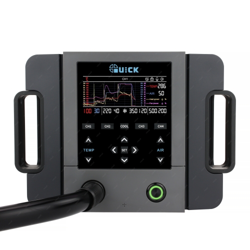 ZESTAW STACJA LUTOWNICZA QUICK 861 PRO 1300W HOT AIR FUNKCJA AI + CYNA 18g