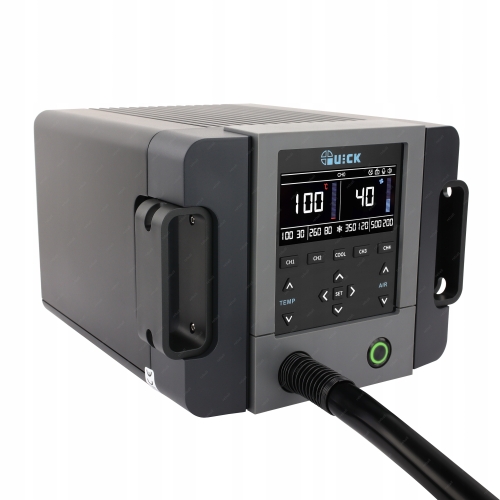 ZESTAW STACJA LUTOWNICZA QUICK 861 PRO 1300W HOT AIR FUNKCJA AI + CYNA 18g