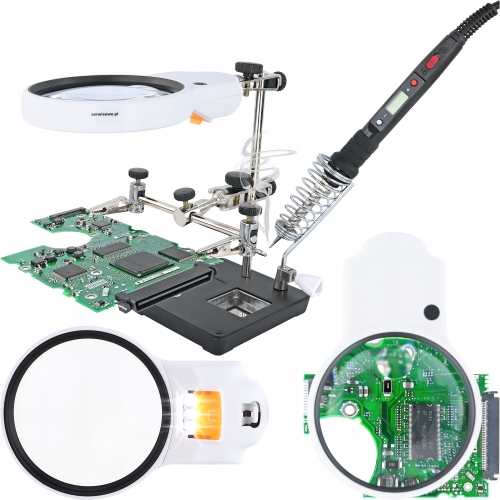 LUTOWNICA PRECYZYJNA S801A MOCNA 80W NOWOŚĆ 2025+15 GROTÓW MIEDZIANYCH 900M
