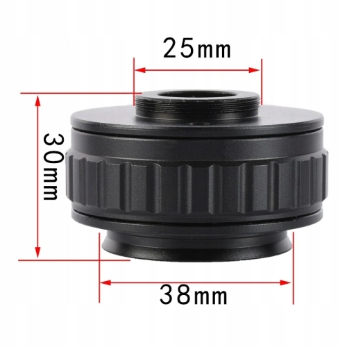ADAPTER C-MOUNT RELIFE M-28 PODŁĄCZENIA KAMERY MIKROSKOP OPTYCZNY ZOOM 0,5x