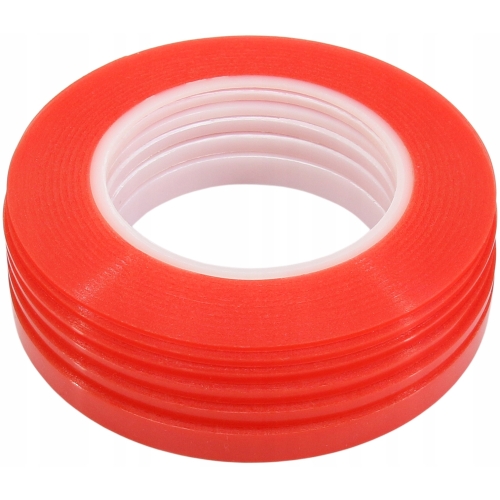 TAŚMA DWUSTRONNA MONTAŻOWA KLEJĄCA BŁONA KLEJOWA SILIKONOWA 0,2mm 1,5mm 25m