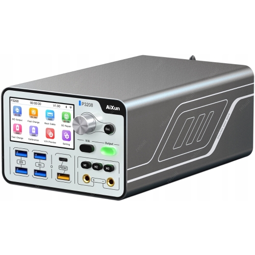 ZASILACZ LABORATORYJNY INTELIGENTNY AIXUN P3208 320W 32V/8A + KABLE IPHONE