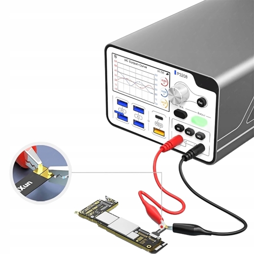 ZASILACZ LABORATORYJNY INTELIGENTNY AIXUN P3208 320W 32V/8A + KABLE IPHONE