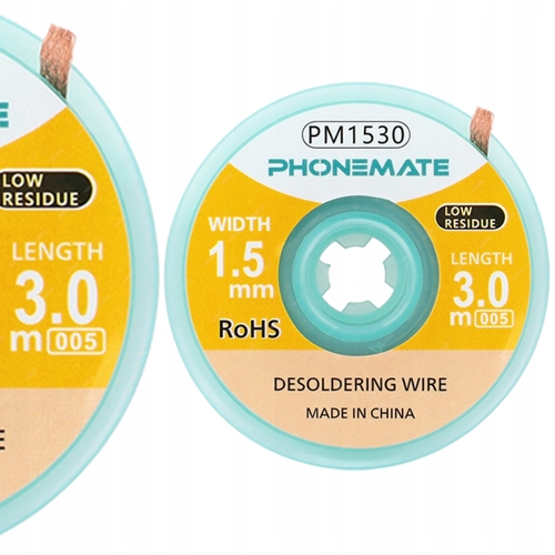 DŁUGA 3 METROWA PLECIONKA DO CYNY LUTOWNICZA SSĄCA MEGA ZESTAW 5 szt. ZAPAS