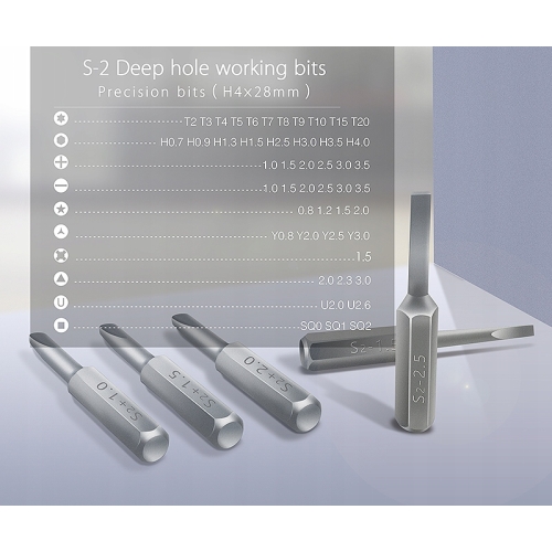 ZESTAW BITÓW IMBUS TORX PENTALOBE WKRĘTAK JM-8169
