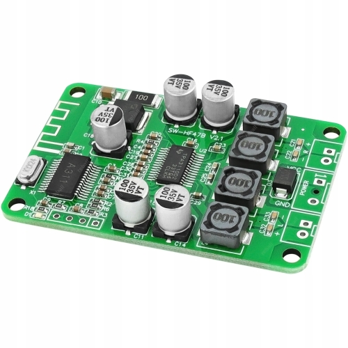 WZMACNIACZ AUDIO 2x15W TPA3110D2 BLUETOOTH KLASA D