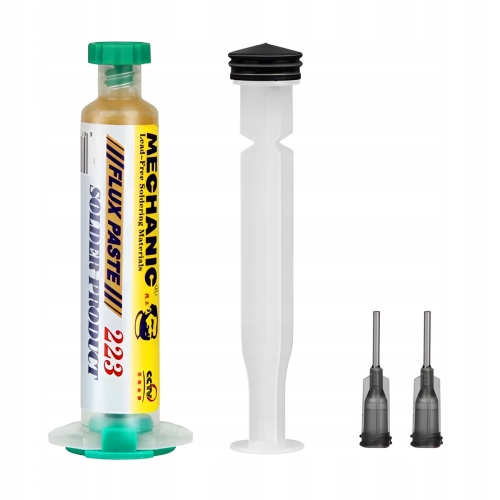 WYSOKOAKTYWNY FLUX TOPNIK PASTA LUTOWNICZA DO LUTOWANIA MECHANIC 223 10g
