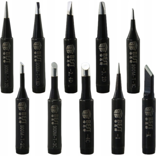 GROTY 900M ZESTAW 10szt. SERIA *V-IRON GT* BLACK-HQ BEST CZARNE WYTRZYMAŁE