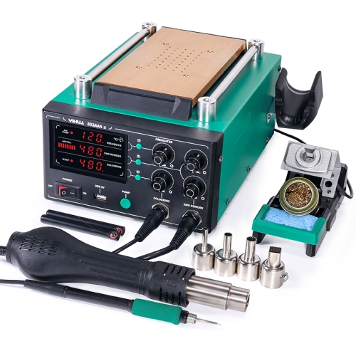 STACJA LUTOWNICZA GROTY C210 + HOTAIR + PODGRZEWACZ LCD 853AAA-II 3w1 1170W