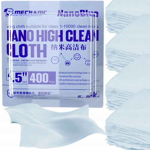 ŚCIERECZKI DO CZYSZCZENIA ELEKTRONIKI PCB NANO BLUE MECHANIC 400szt