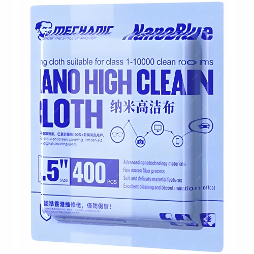 ŚCIERECZKI DO CZYSZCZENIA ELEKTRONIKI PCB NANO BLUE MECHANIC 400szt