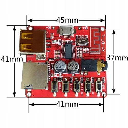 MODUŁ ODTWARZACZA MP3 WAV FLAC BLUETOOTH XY-BT-L