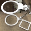 DUŻA LUPA NUMIZMATYCZNA SZKŁO POWIĘKSZAJĄCE SKŁADANA 2X130mm +6X26mm +2xLED