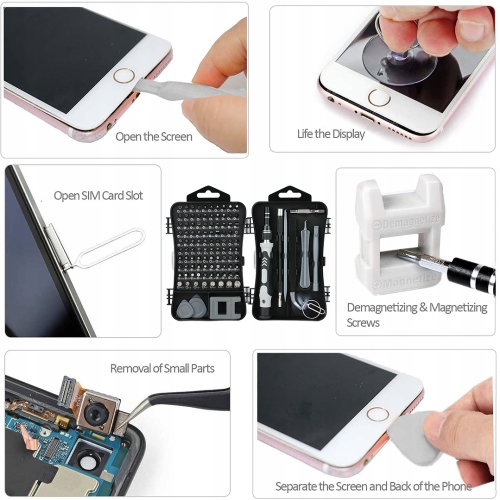 B7000 KLEJ MONTAŻOWY LCD 50ml+ NARZĘDZIA WKRĘTAKI ZESTAW XL WYMIANA SZYBKI