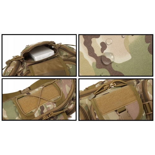 NERKA SASZETKA BIODRÓWKA NA DOKUMENTY TELEFON NARZĘDZIA - 5X KIESZEŃ MORO