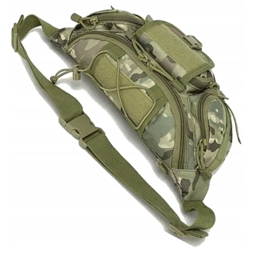 NERKA SASZETKA BIODRÓWKA NA DOKUMENTY TELEFON NARZĘDZIA - 5X KIESZEŃ MORO