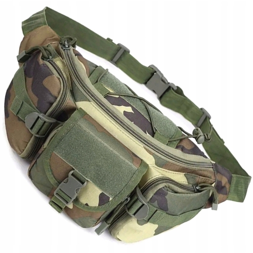 NERKA SASZETKA BIODRÓWKA NA DOKUMENTY TELEFON NARZĘDZIA - 5X KIESZEŃ MORO