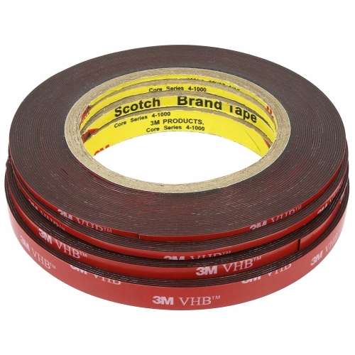 DWUSTRONNA TAŚMA MONTAŻOWA 3M VHB 4919F LCD 2mm *** BARDZO MOCNA ELASTYCZNA