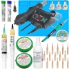 ZESTAW STACJA LUTOWNICZA YIHUA 882D XL 750W KOMPLET 28 ELEMENTÓW AKCESORIA