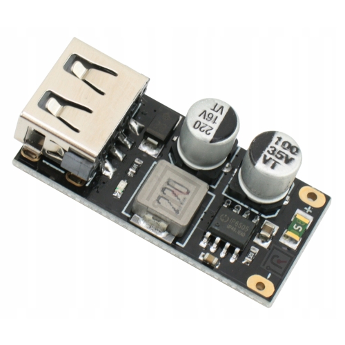 MODUŁ PRZETWORNICA NAPIĘCIA MINI ŁADOWARKA USB QC 2.0/3.0 PŁYTKA RT0145