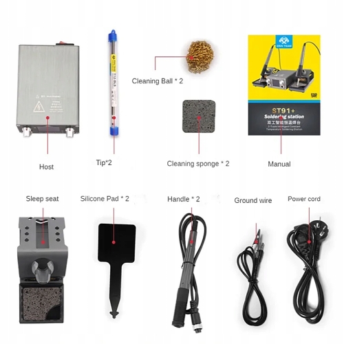 STACJA LUTOWNICZA PRECYZYJNA OSS TEAM ST91+ 150W + GROTY T12-BLS T12-BJS