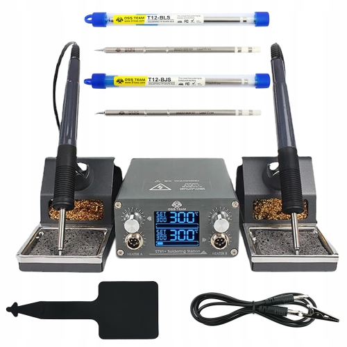 STACJA LUTOWNICZA PRECYZYJNA OSS TEAM ST91+ 150W + GROTY T12-BLS T12-BJS