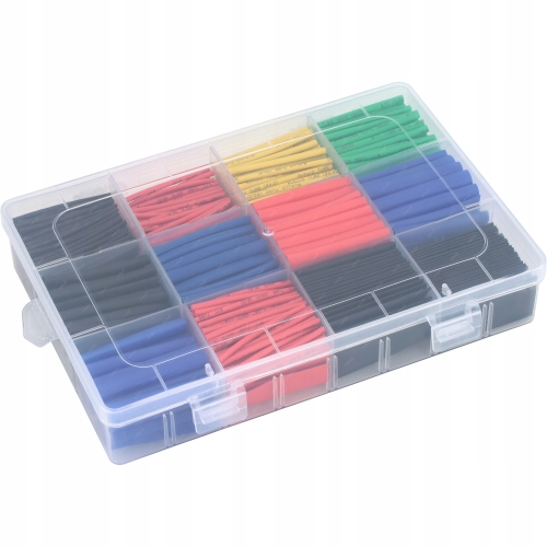 KOSZULKI TERMOKURCZLIWE IZOLACYJNE RURKI KAPTURKI RĘKAWY PVC KOLOROWE 750x