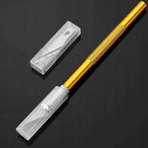 SKALPEL 11 PRECYZYJNY OSTRY ORANGE HT NÓŻ MODELARSKI 5X OSTRZE DO SKALPELA