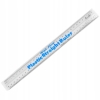 LINIJKA PLASTIKOWA DWUSTRONNA 30cm 12cali NIEZBĘDNE NARZĘDZIE POMIAROWE
