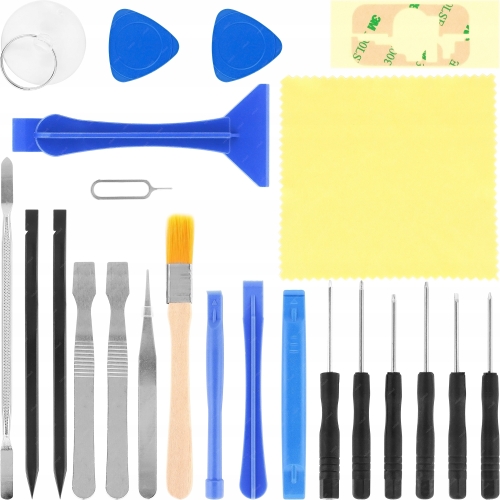 ZESTAW NARZĘDZI DO NAPRAWY TELEFONU OTWIERAKÓW WKRĘTAKI SPUDGER PĘDZELEK XL